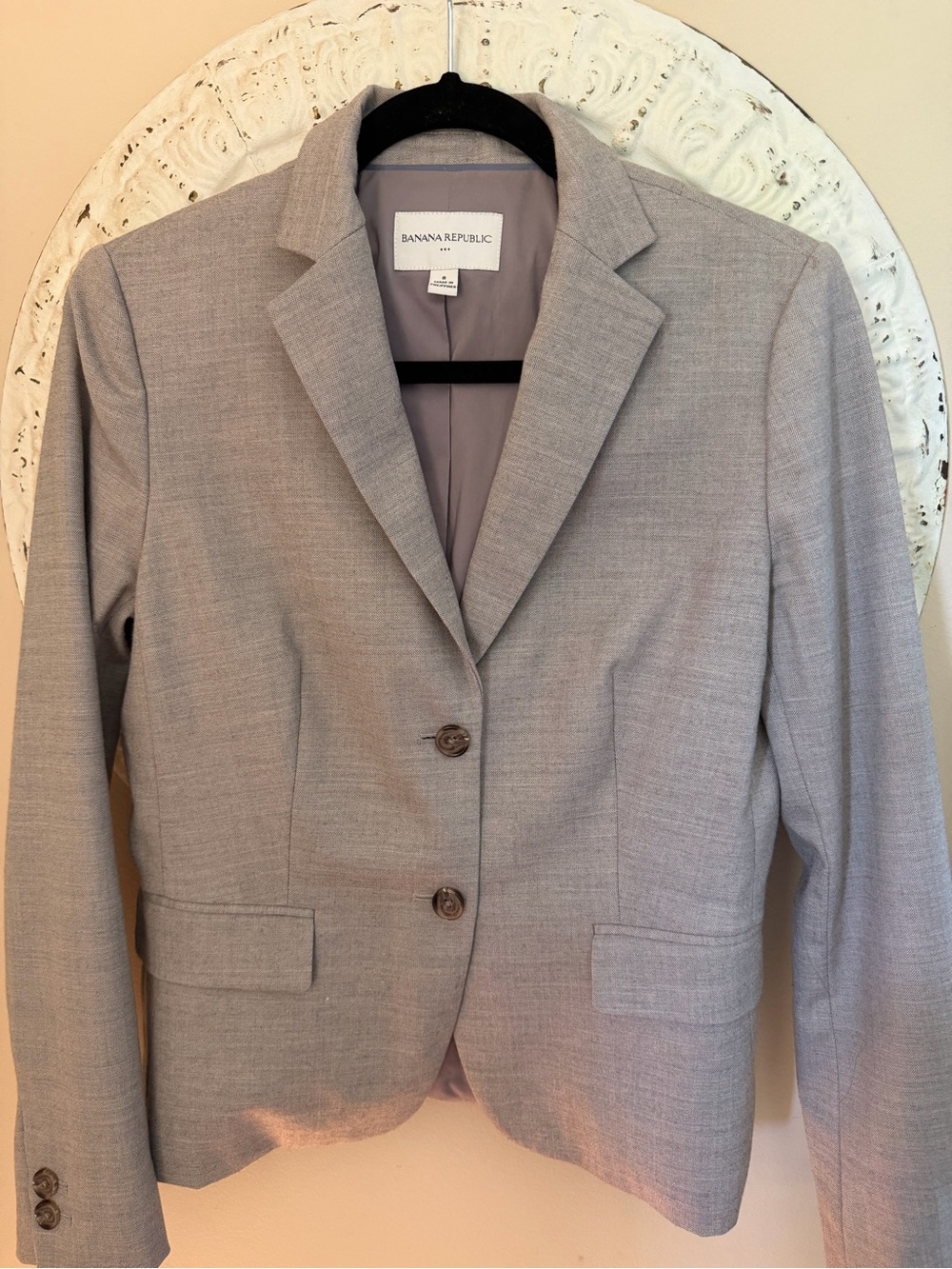 Banana Republic Women's Light Tan Tailored Blazer